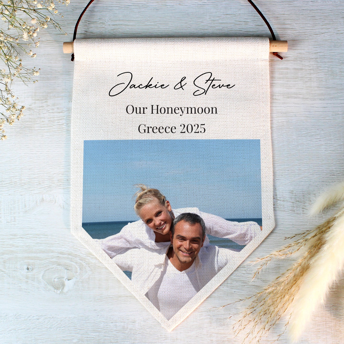 Personalised Photo Upload Banner Wall Art - MK&JD Gifts