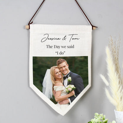 Personalised Photo Upload Banner Wall Art - MK&JD Gifts