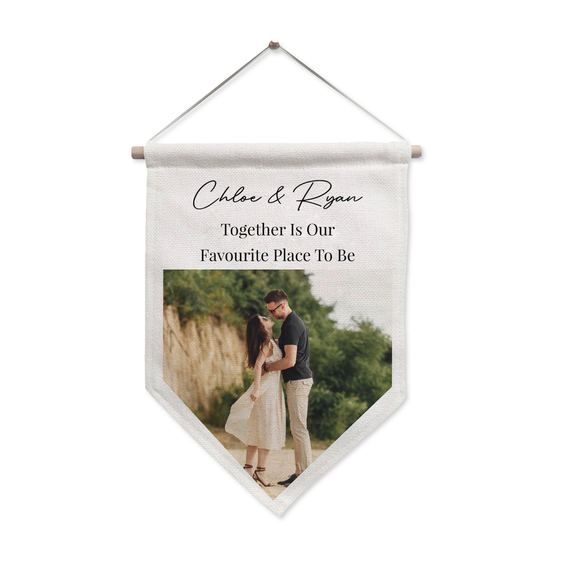 Personalised Photo Upload Banner Wall Art - MK&JD Gifts