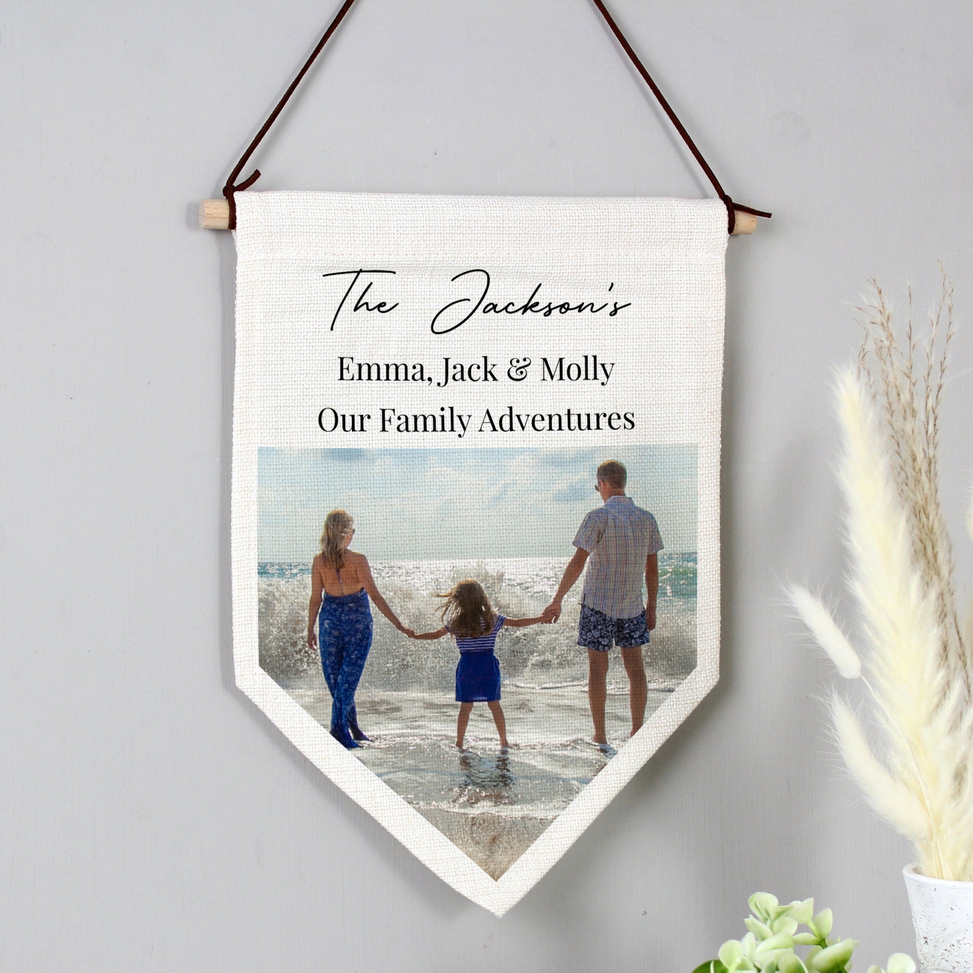 Personalised Photo Upload Banner Wall Art - MK&JD Gifts
