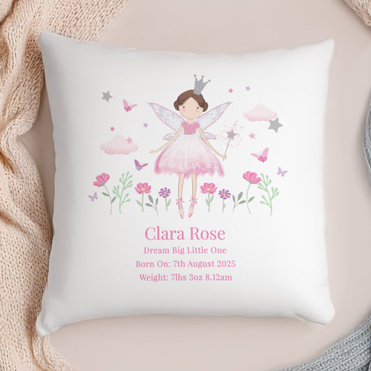 Personalised Fairy Princess Cushion - MK&JD Gifts