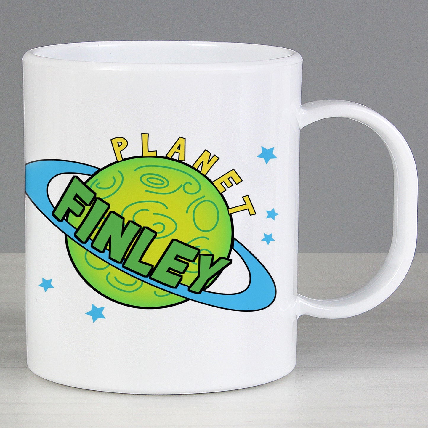 Personalised Space Plastic Mug - MK&JD Gifts