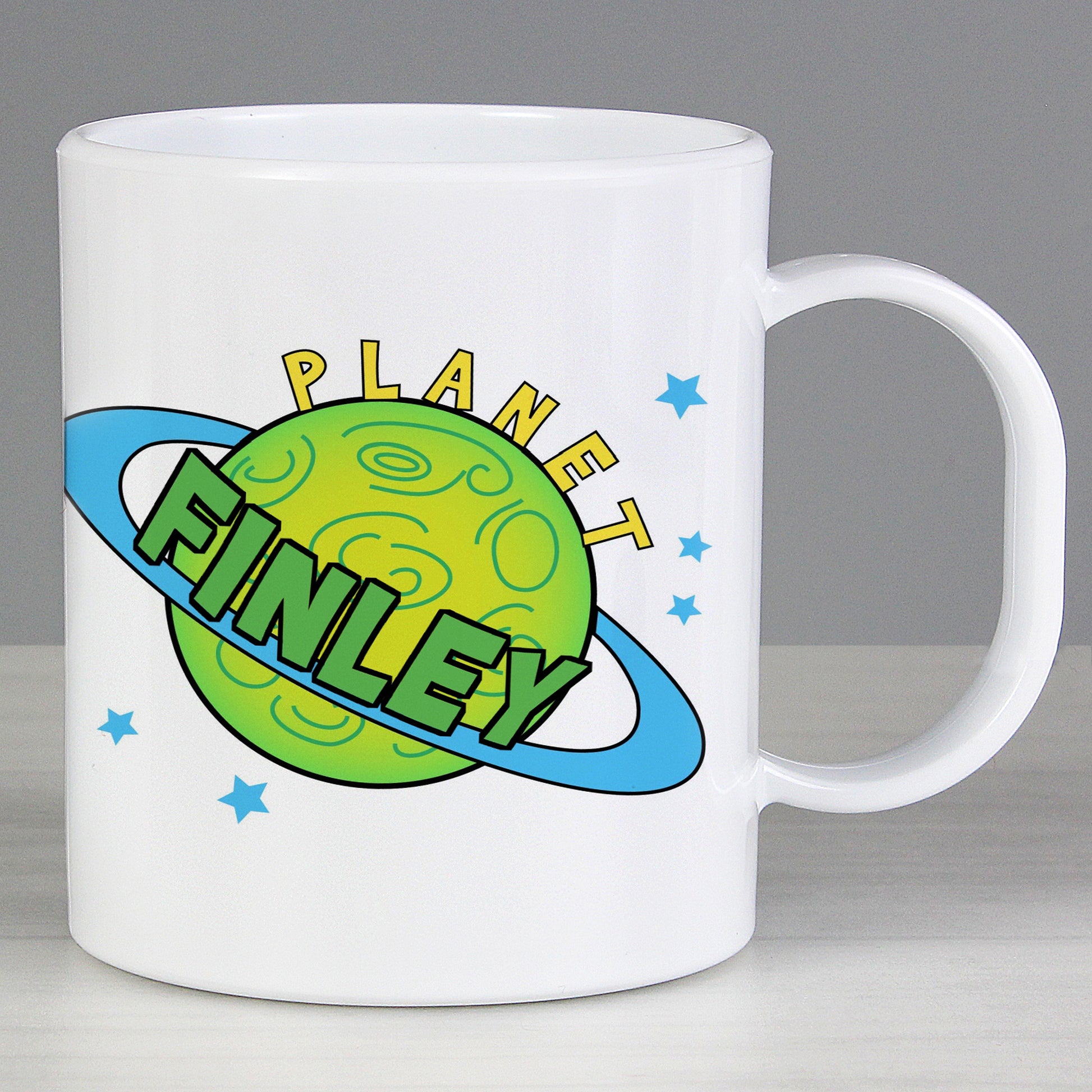 Personalised Space Plastic Mug - MK&JD Gifts