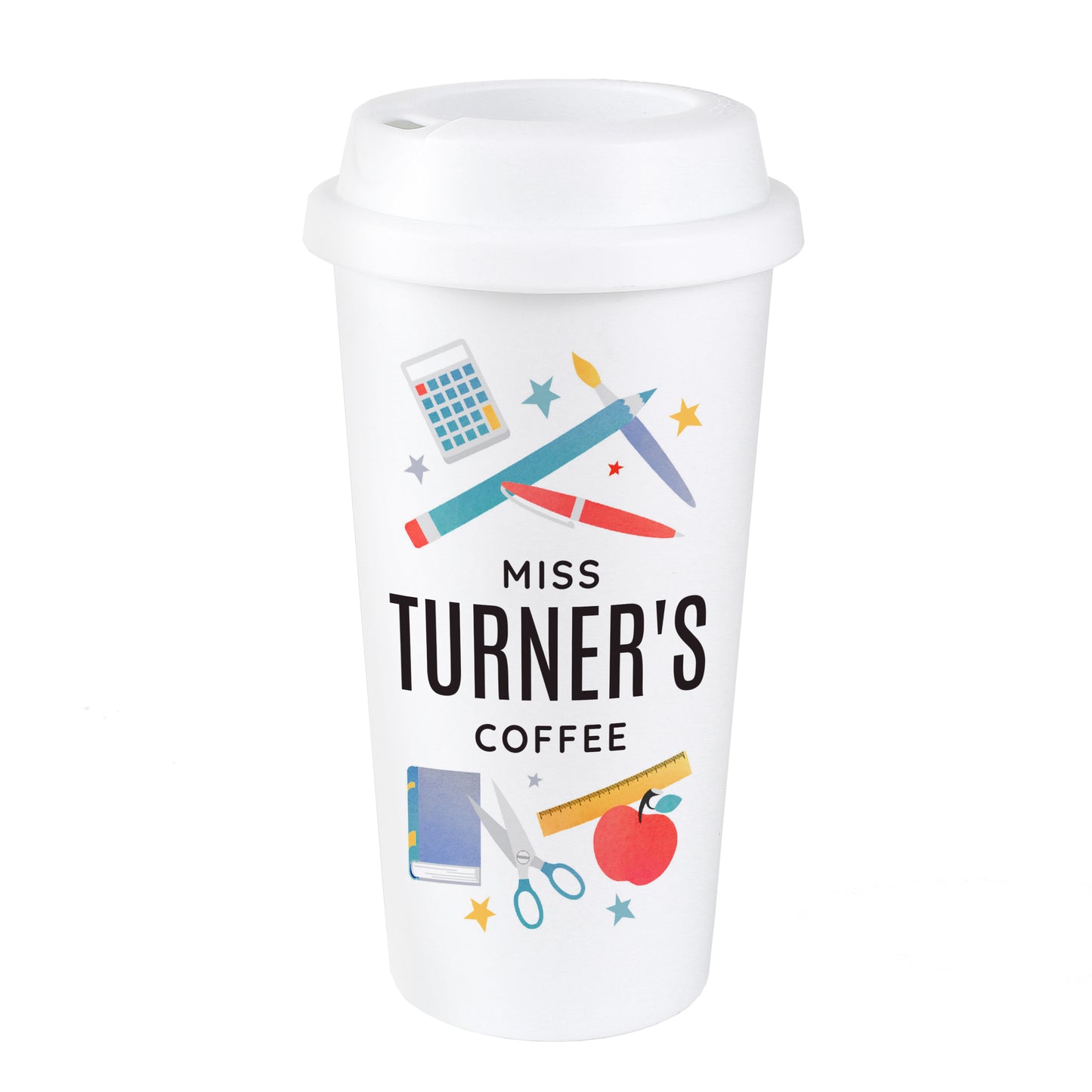Personalised Teachers Insulated Reusable Eco Travel Cup - MK&JD Gifts