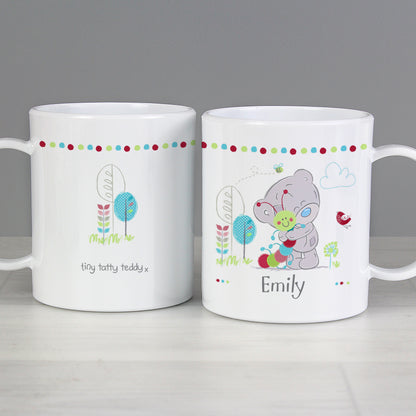 Personalised Tiny Tatty Teddy Cuddle Bug Plastic Mug - MK&JD Gifts