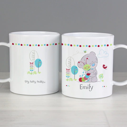 Personalised Tiny Tatty Teddy Cuddle Bug Plastic Mug - MK&JD Gifts