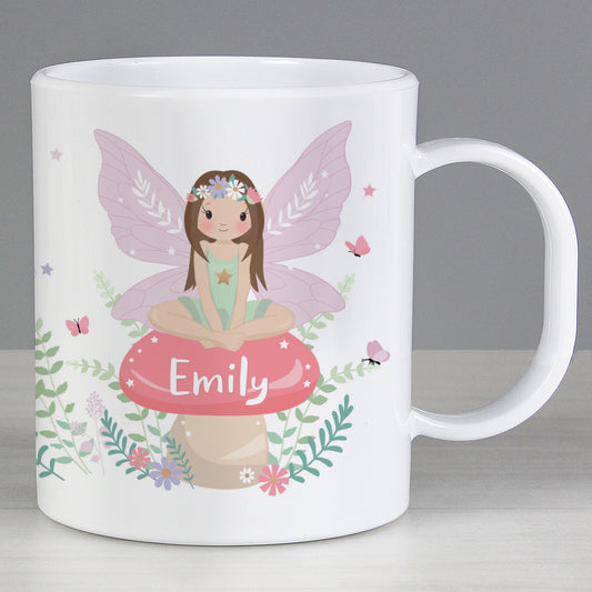 Personalised Toadstool Fairy Plastic Mug - MK&JD Gifts