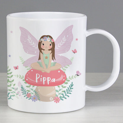 Personalised Toadstool Fairy Plastic Mug - MK&JD Gifts