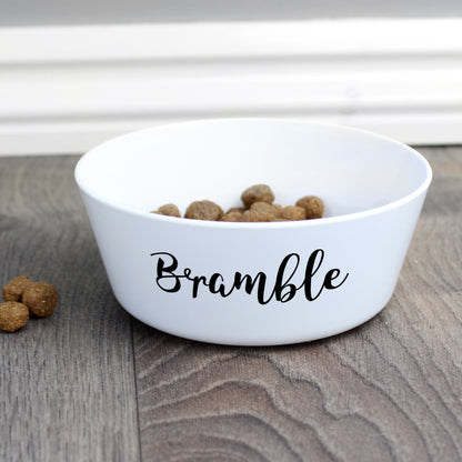 Personalised Name Plastic Cat Bowl - MK&JD Gifts