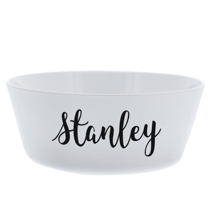 Personalised Name Plastic Cat Bowl - MK&JD Gifts