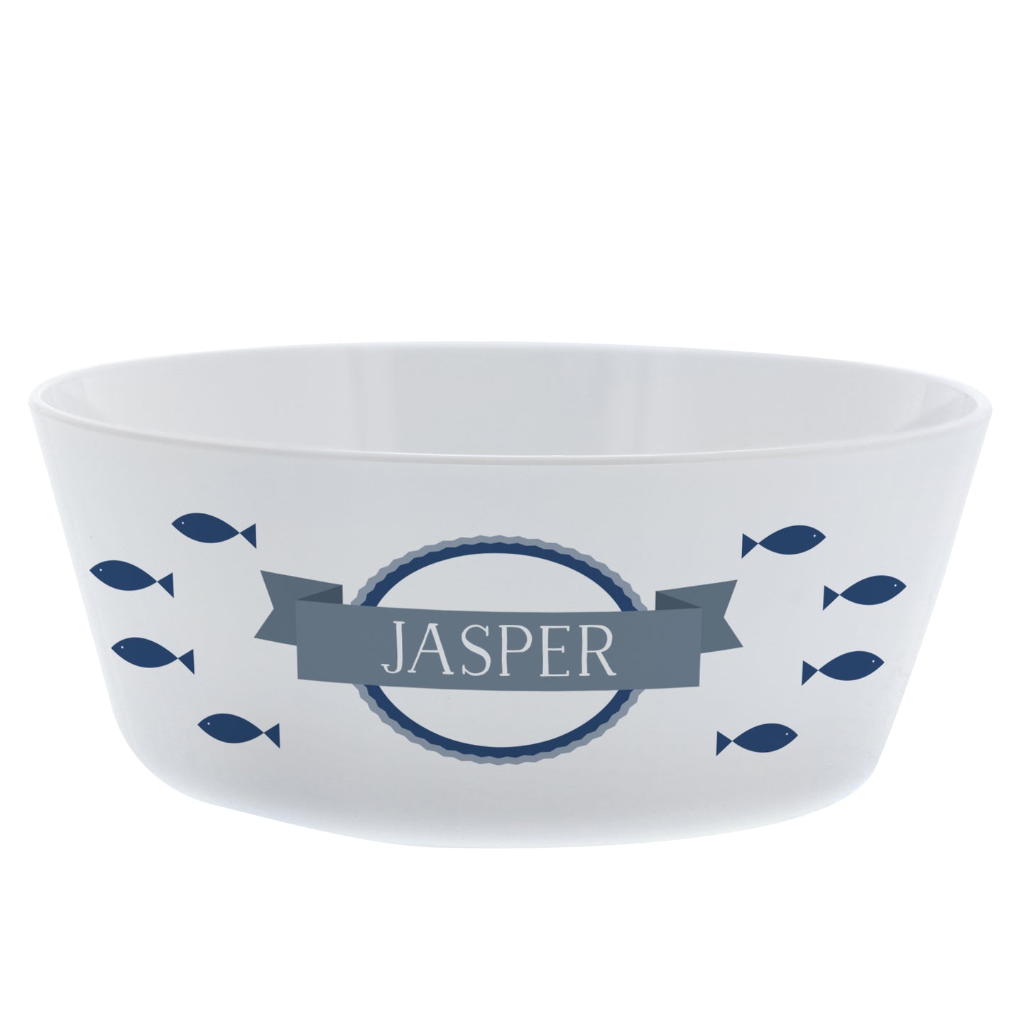 Personalised Fish Plastic Cat Bowl - MK&JD Gifts