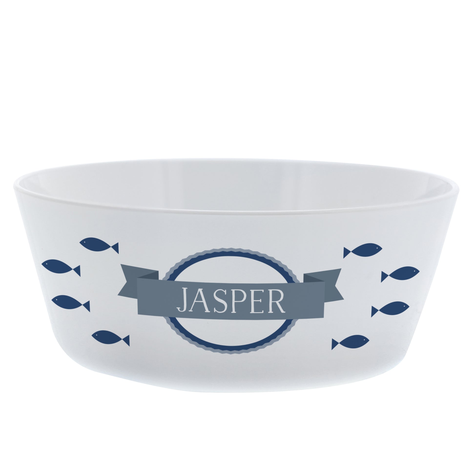Personalised Fish Plastic Cat Bowl - MK&JD Gifts