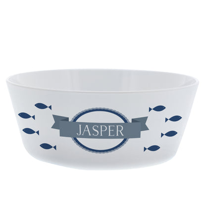 Personalised Fish Plastic Cat Bowl - MK&JD Gifts