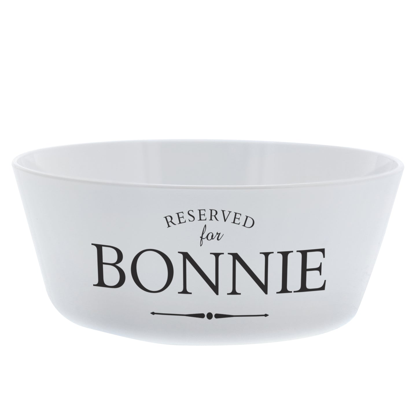 Personalised Reserved for Plastic Cat Bowl - MK&JD Gifts