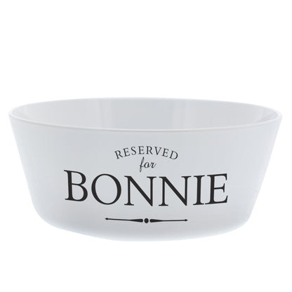 Personalised Reserved for Plastic Cat Bowl - MK&JD Gifts