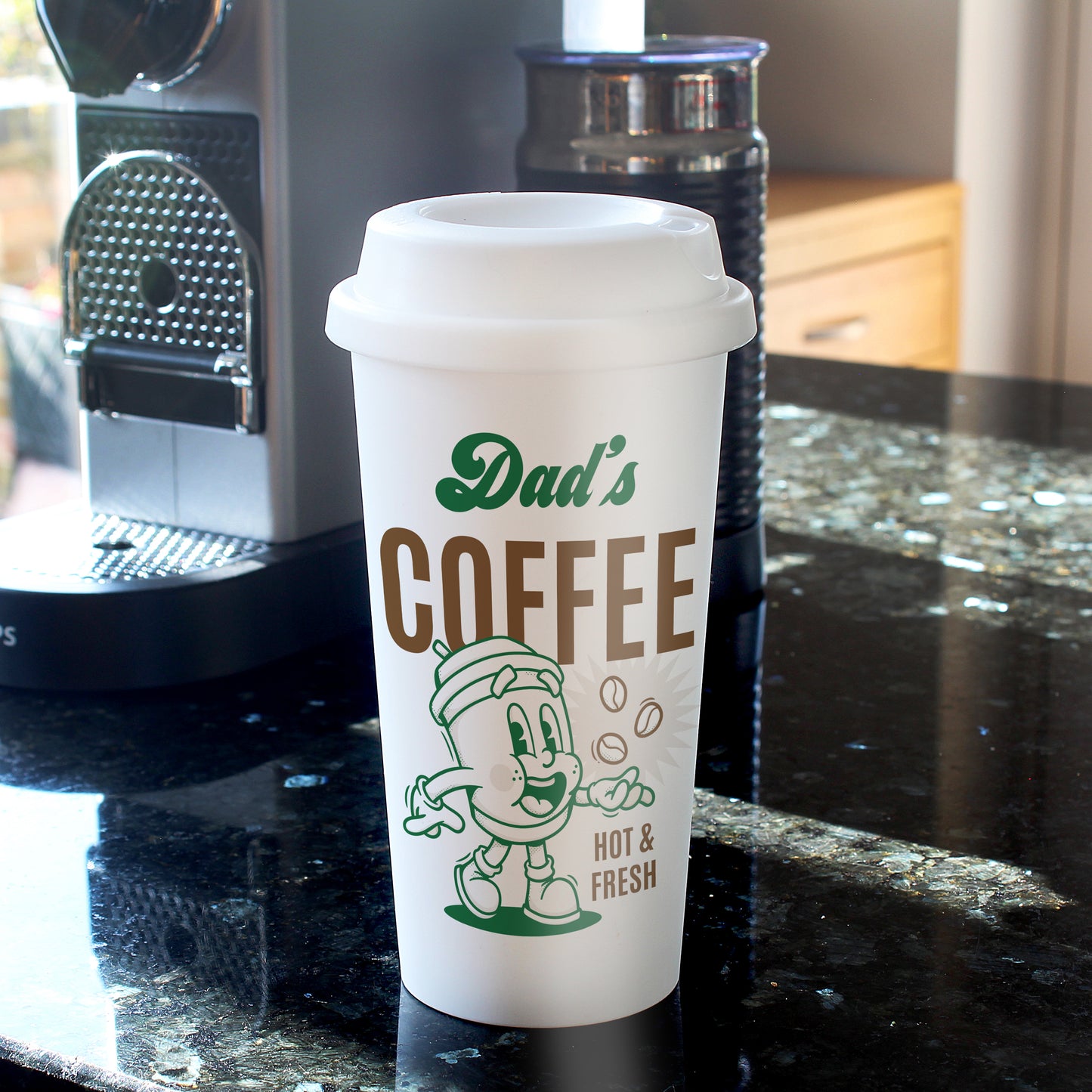 Personalised Coffee Travel Mug - MK&JD Gifts