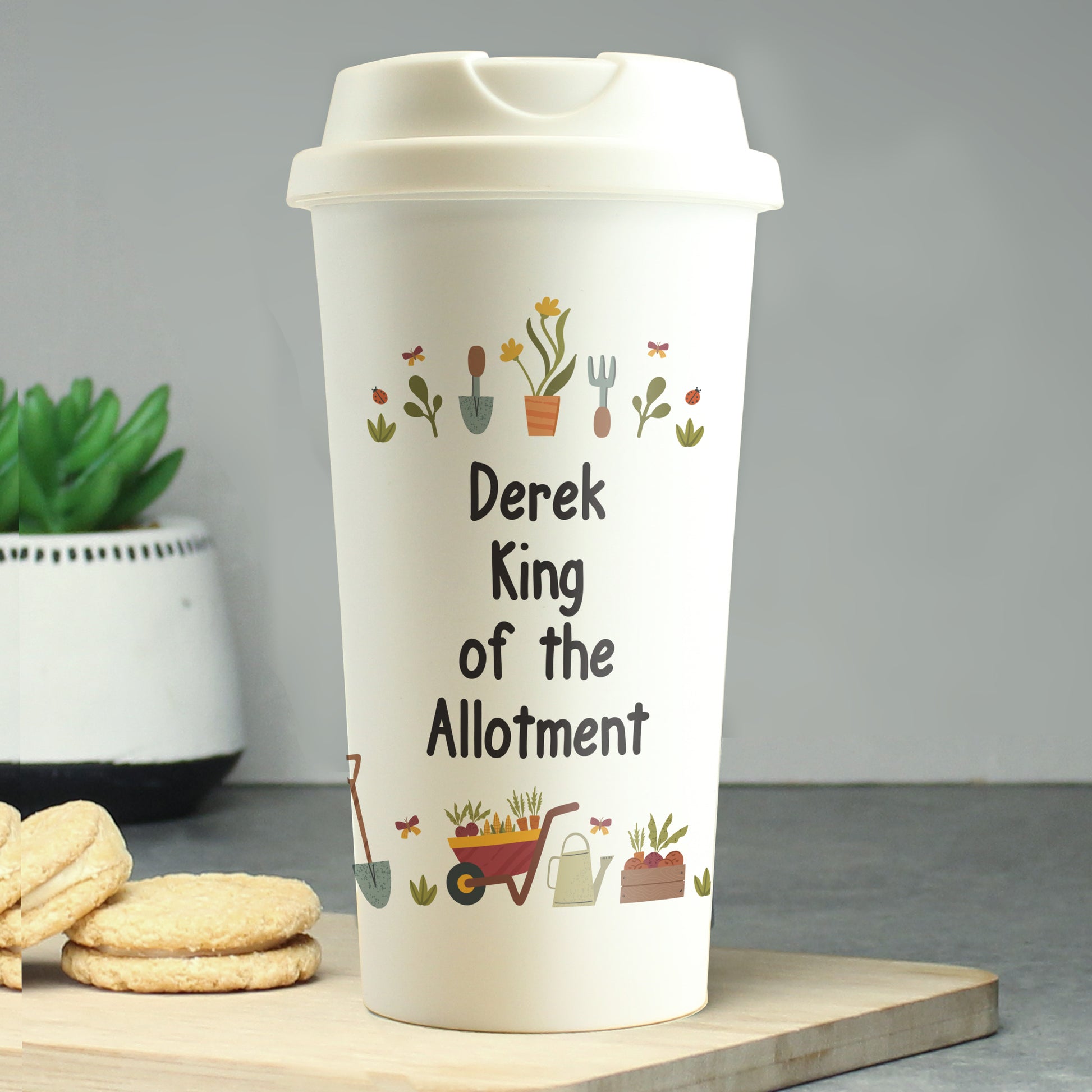 Personalised Gardening Travel Mug - MK&JD Gifts