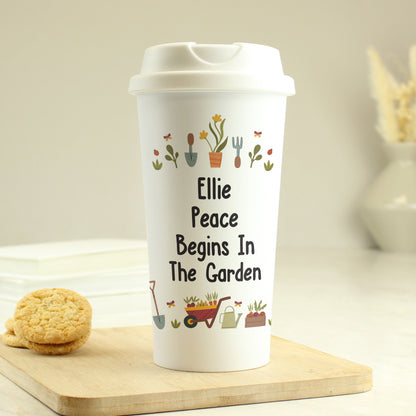 Personalised Gardening Travel Mug - MK&JD Gifts