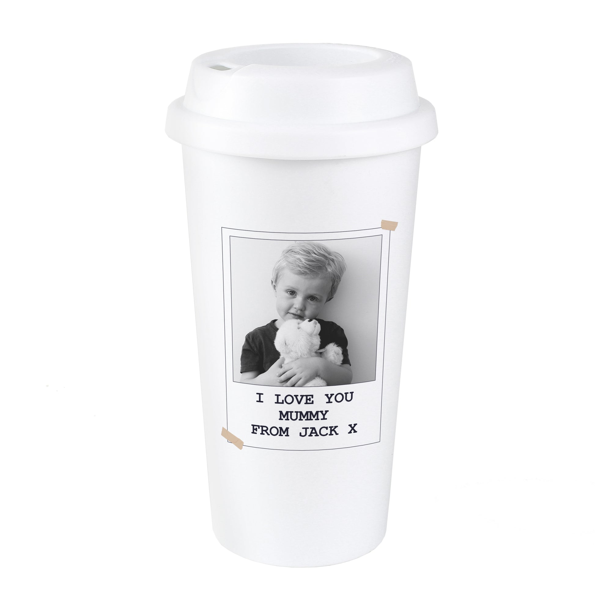 Personalised Photo Upload Travel Mug - MK&JD Gifts