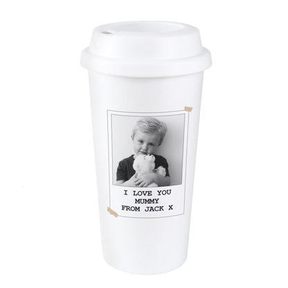 Personalised Photo Upload Travel Mug - MK&JD Gifts