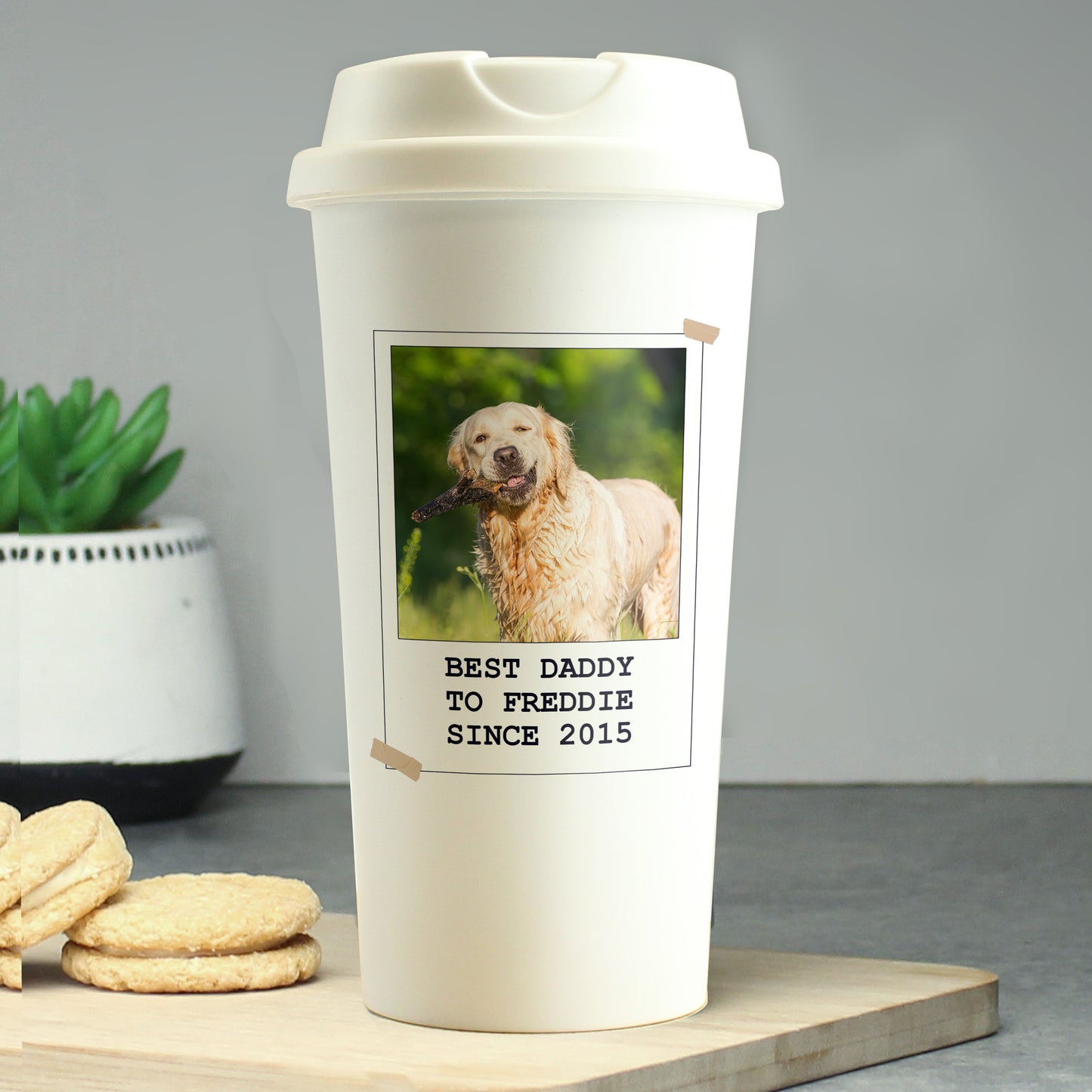 Personalised Photo Upload Travel Mug - MK&JD Gifts