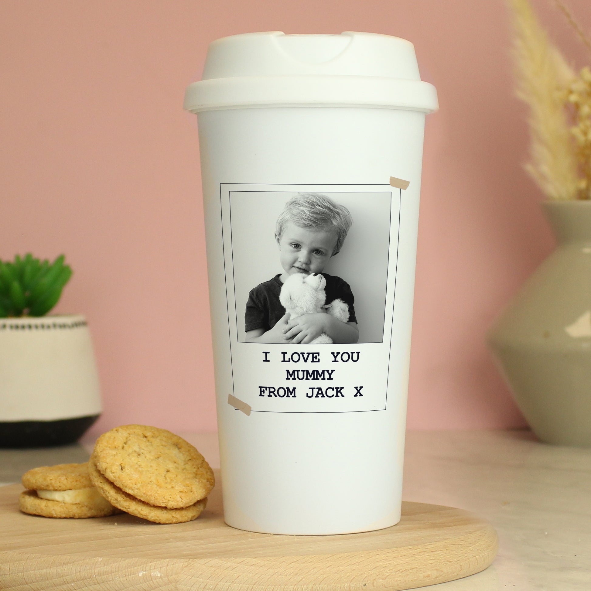 Personalised Photo Upload Travel Mug - MK&JD Gifts