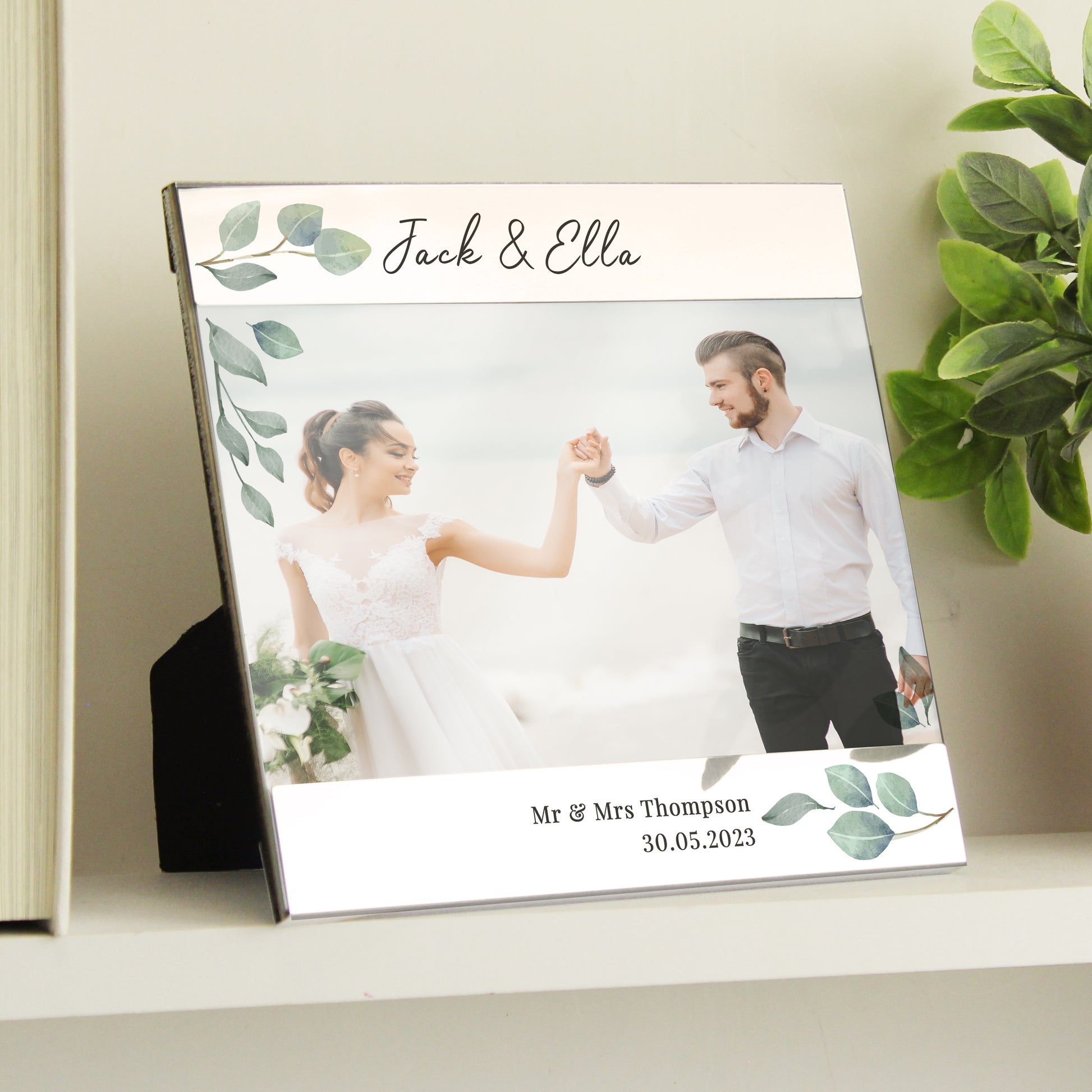 Personalised Botanical 6x4 Photo Frame - MK&JD Gifts