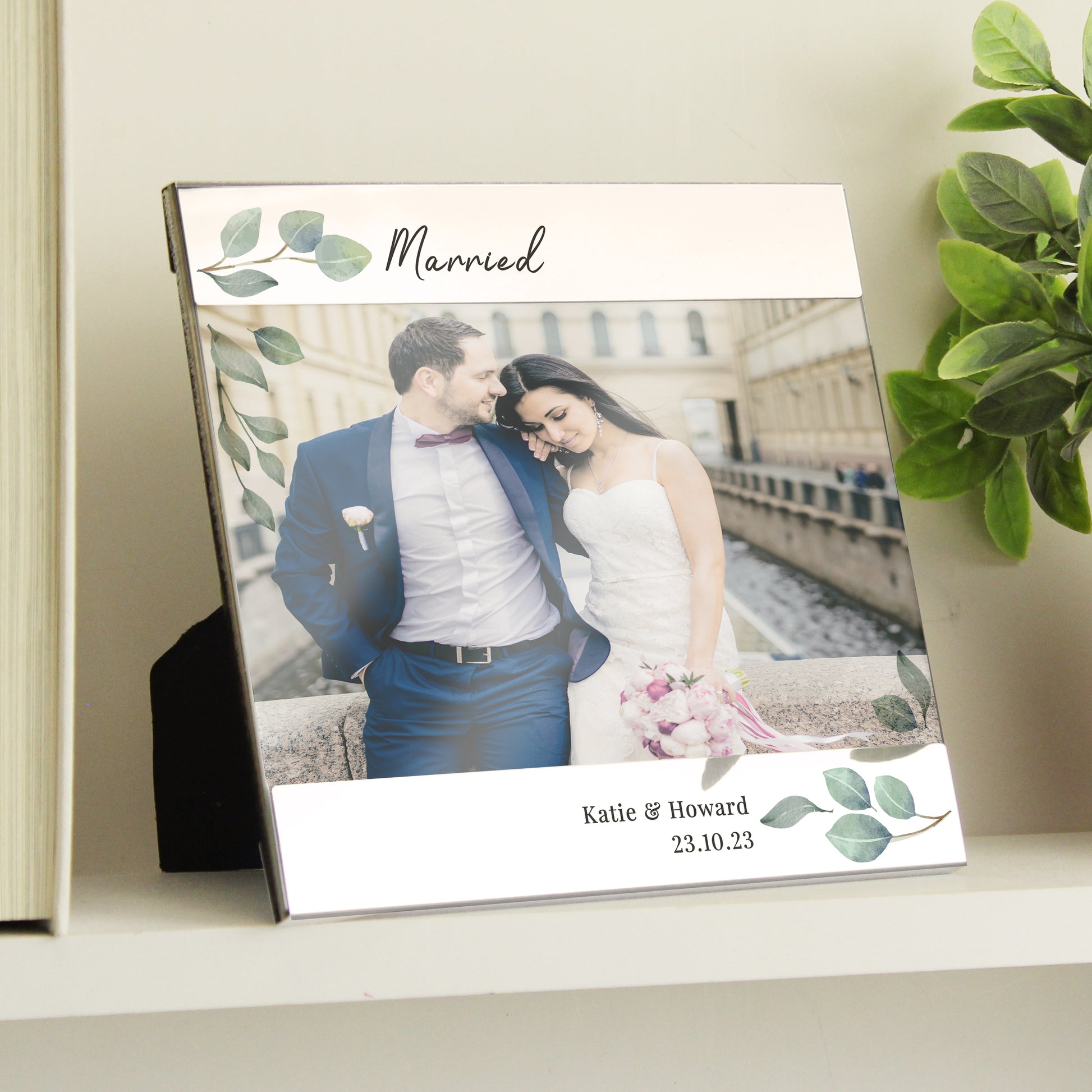 Personalised Botanical 6x4 Photo Frame - MK&JD Gifts