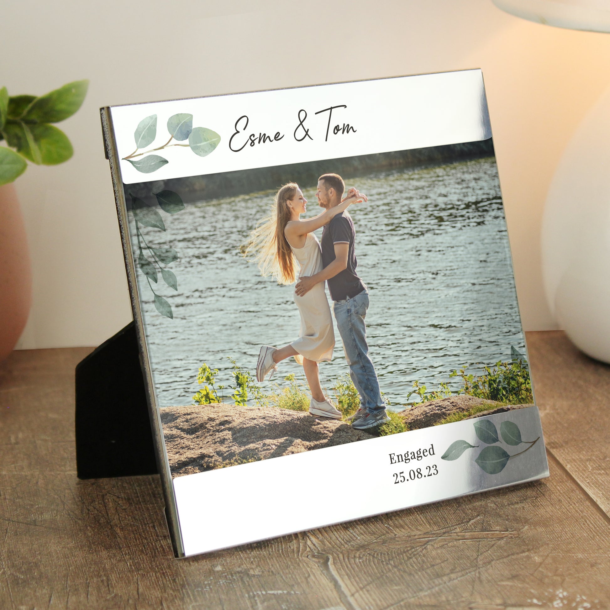 Personalised Botanical 6x4 Photo Frame - MK&JD Gifts