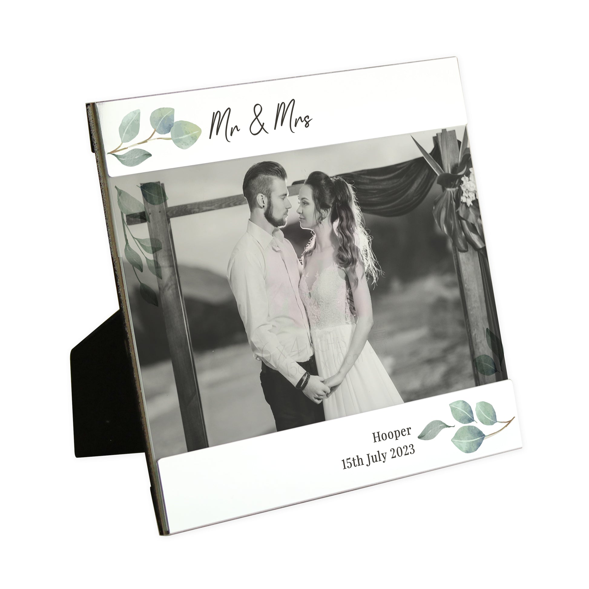 Personalised Botanical 6x4 Photo Frame - MK&JD Gifts