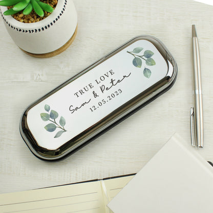 Personalised Botanical Pen and Box Set - MK&JD Gifts