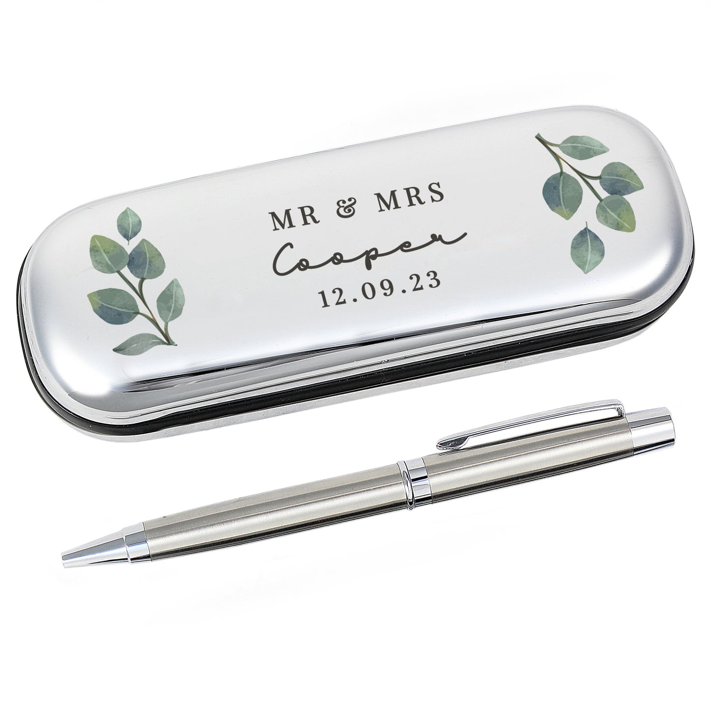 Personalised Botanical Pen and Box Set - MK&JD Gifts
