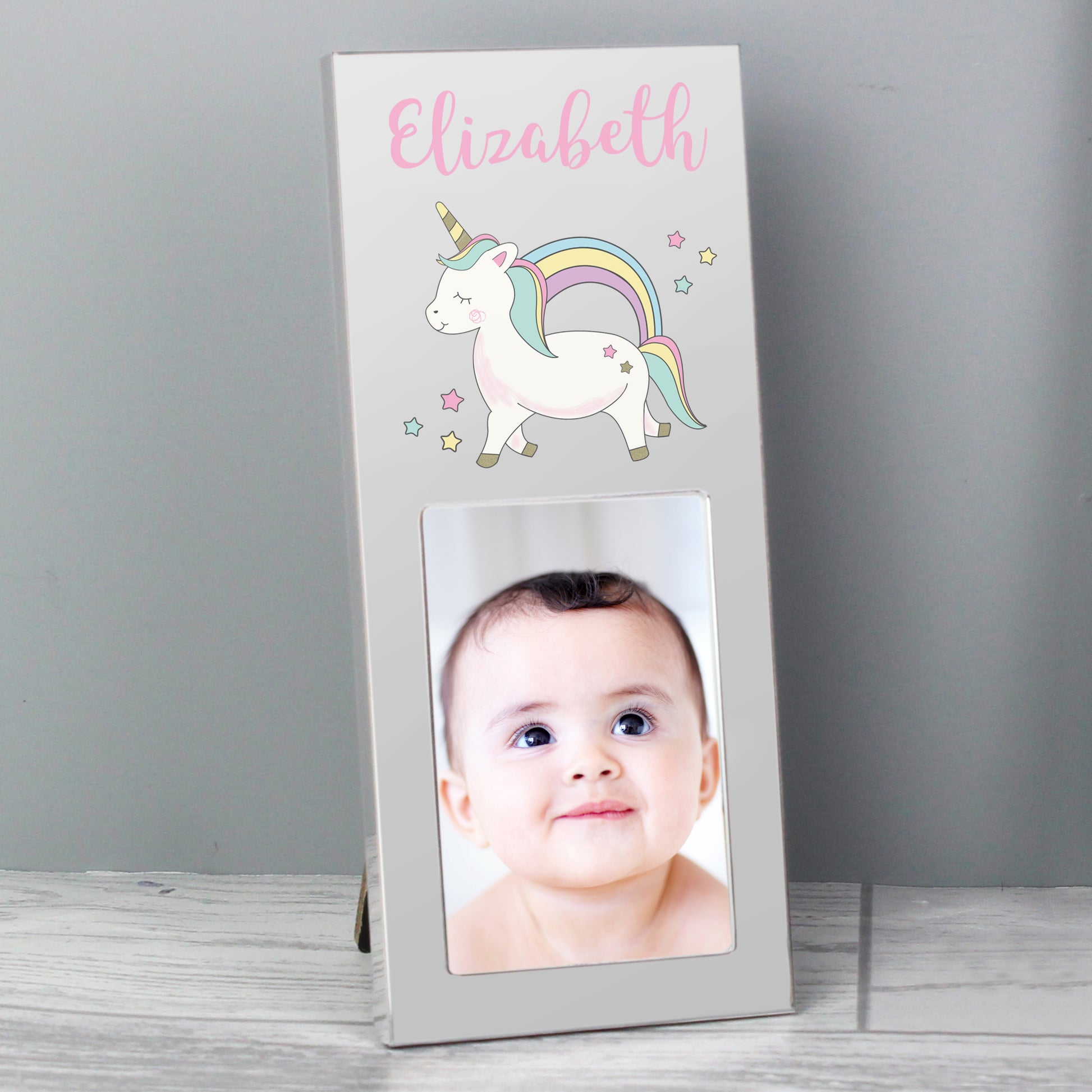 Personalised  Baby Unicorn 2x3 Photo Frame - MK&JD Gifts
