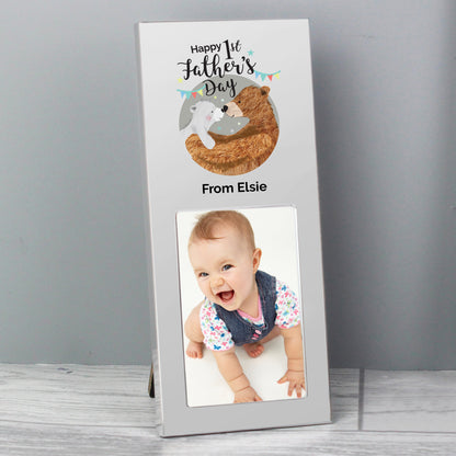 Personalised 1st Fathers Day Daddy Bear 2x3 Photo Frame - MK&JD Gifts