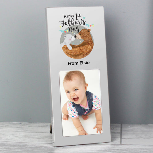Personalised 1st Fathers Day Daddy Bear 2x3 Photo Frame - MK&JD Gifts