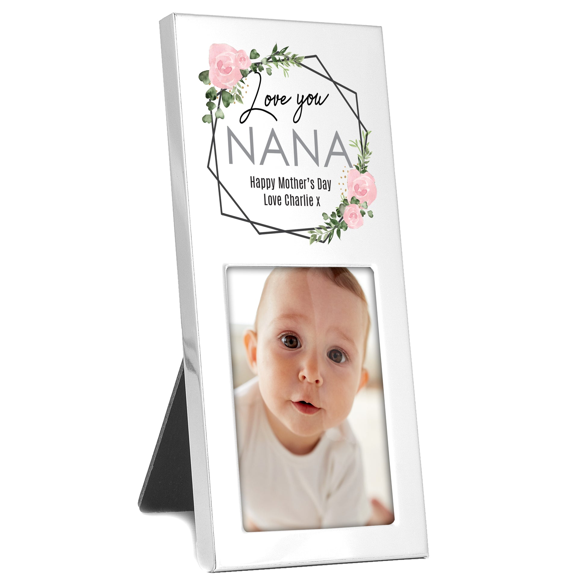 Personalised Abstract Rose 2x3 Photo Frame - MK&JD Gifts
