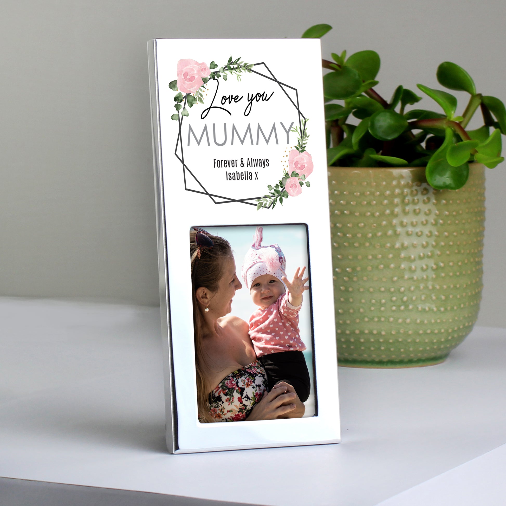 Personalised Abstract Rose 2x3 Photo Frame - MK&JD Gifts