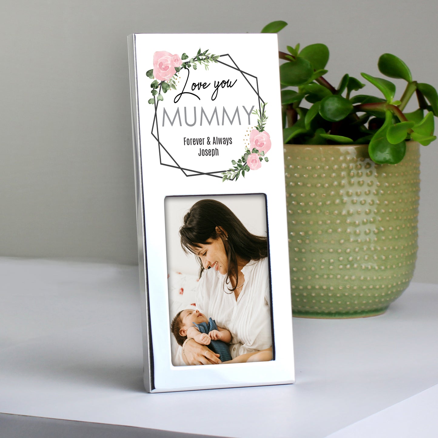 Personalised Abstract Rose 2x3 Photo Frame - MK&JD Gifts