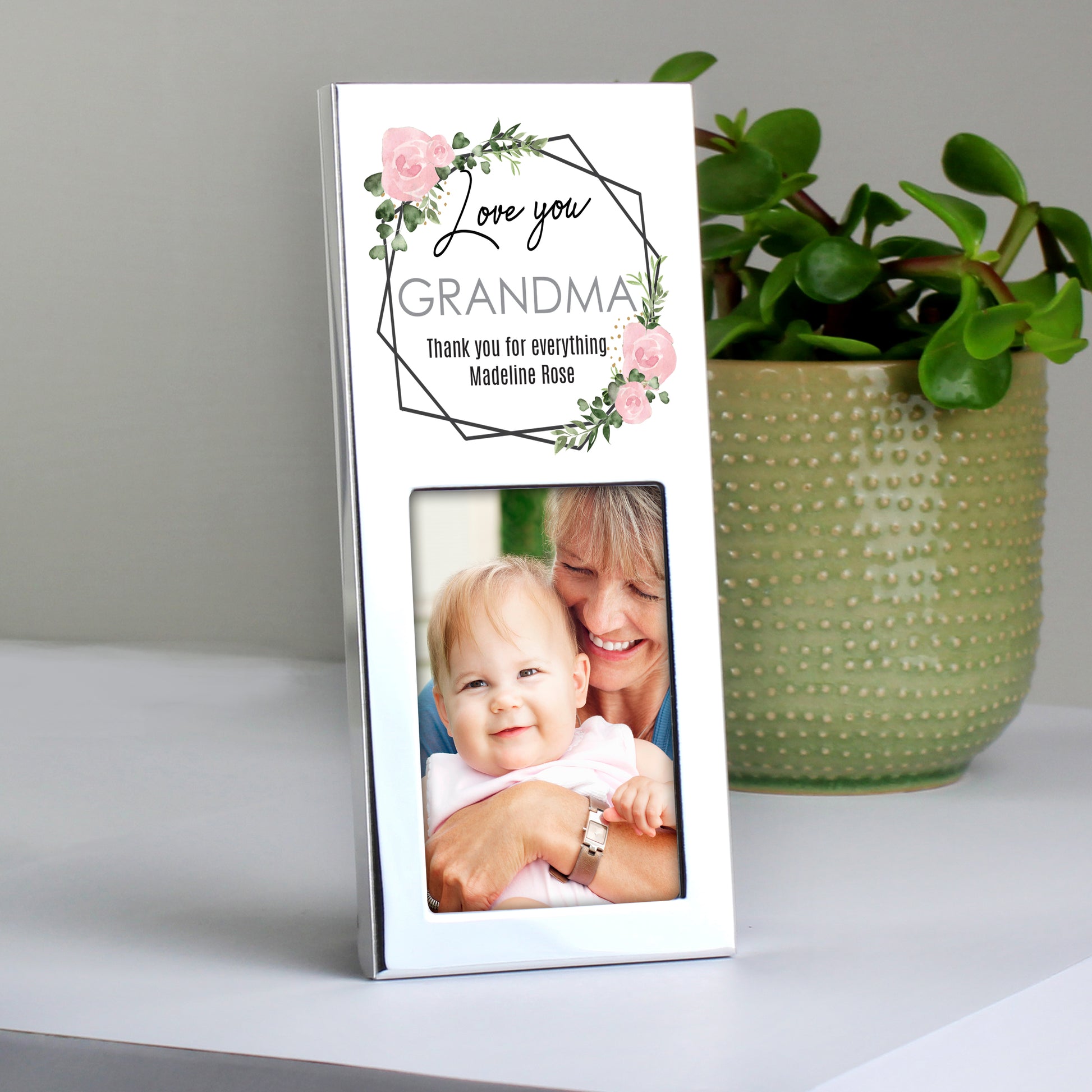 Personalised Abstract Rose 2x3 Photo Frame - MK&JD Gifts