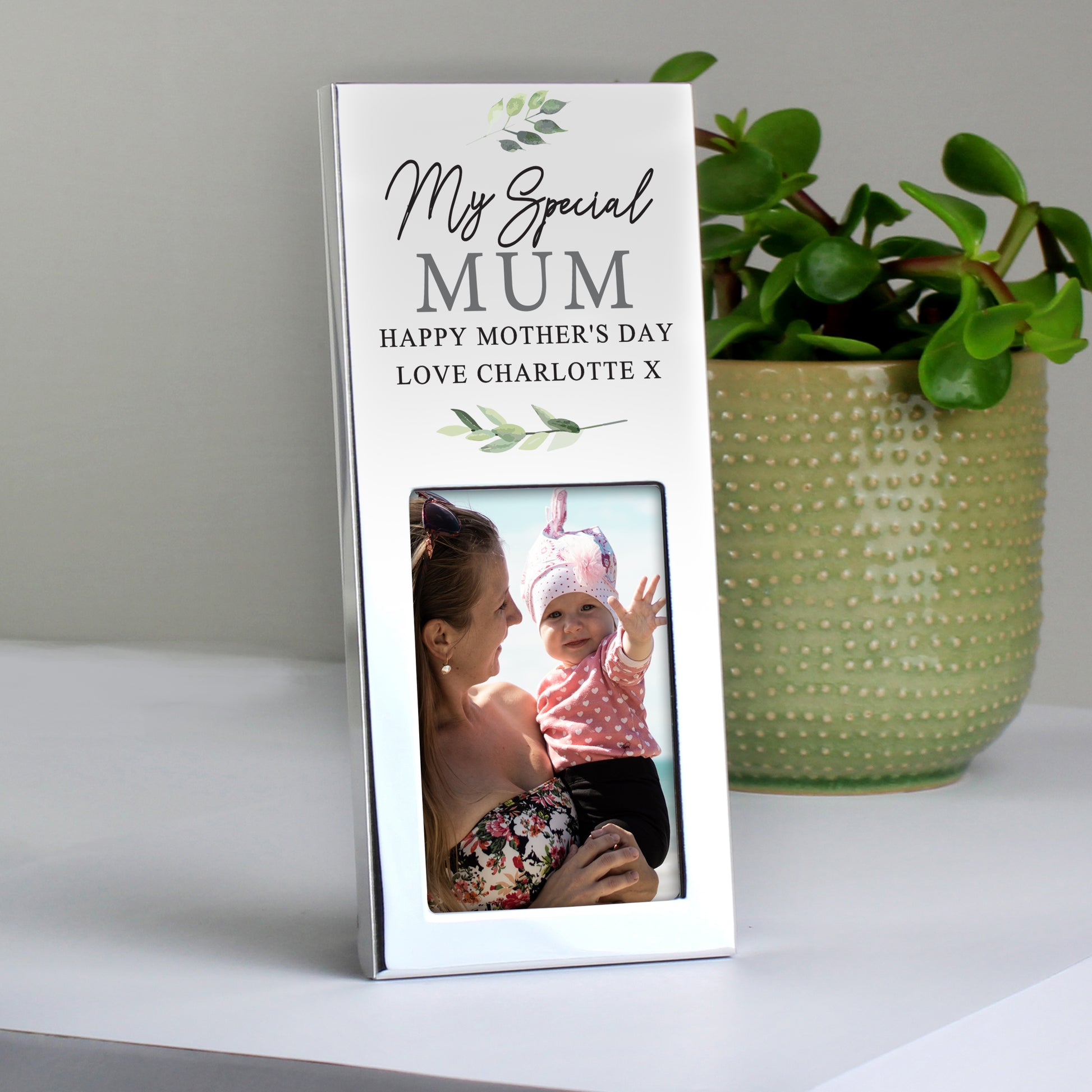 Personalised Botanical 2x3 Photo Frame - MK&JD Gifts