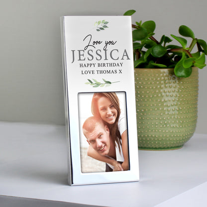 Personalised Botanical 2x3 Photo Frame - MK&JD Gifts