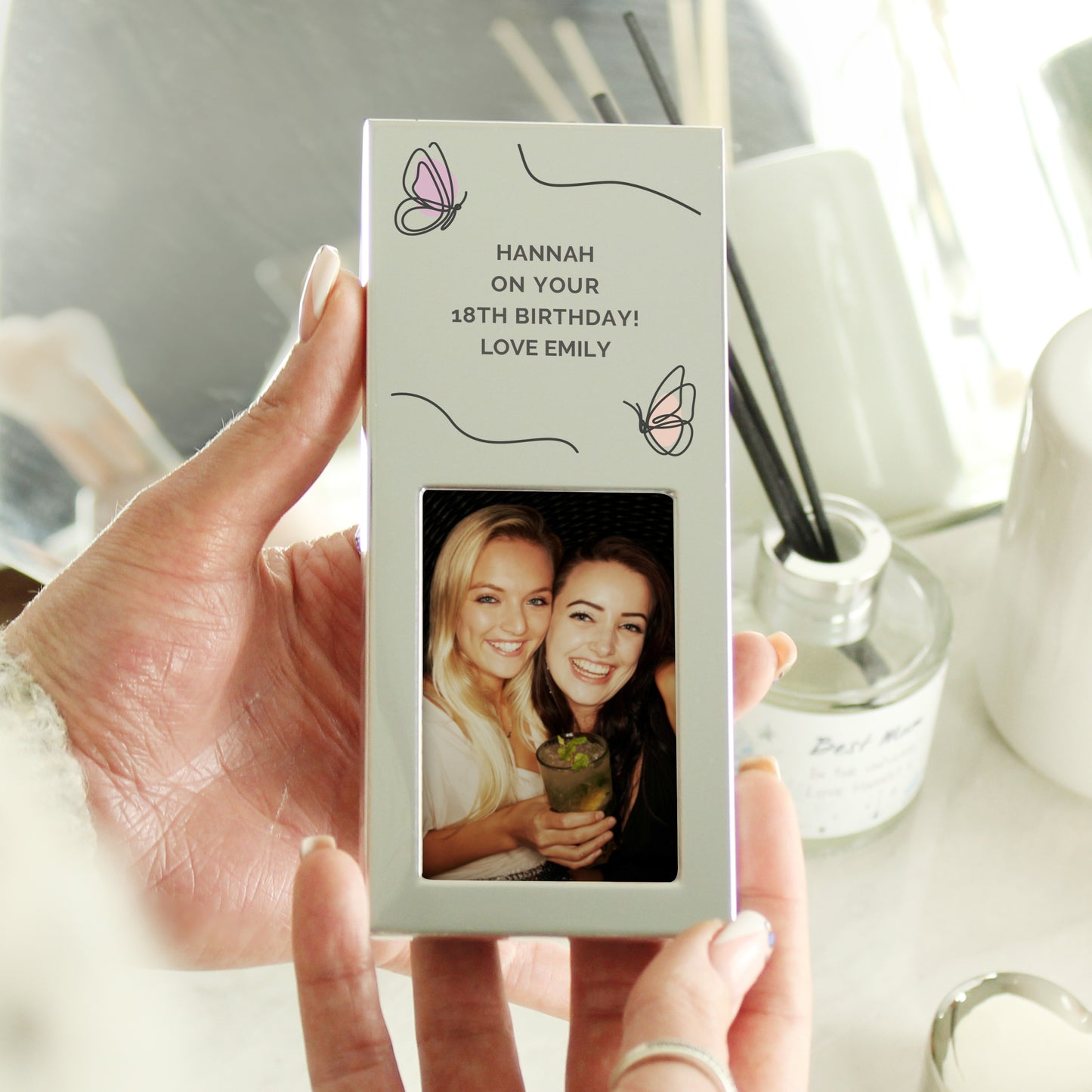 Personalised Butterfly 2x3 Photo Frame - MK&JD Gifts