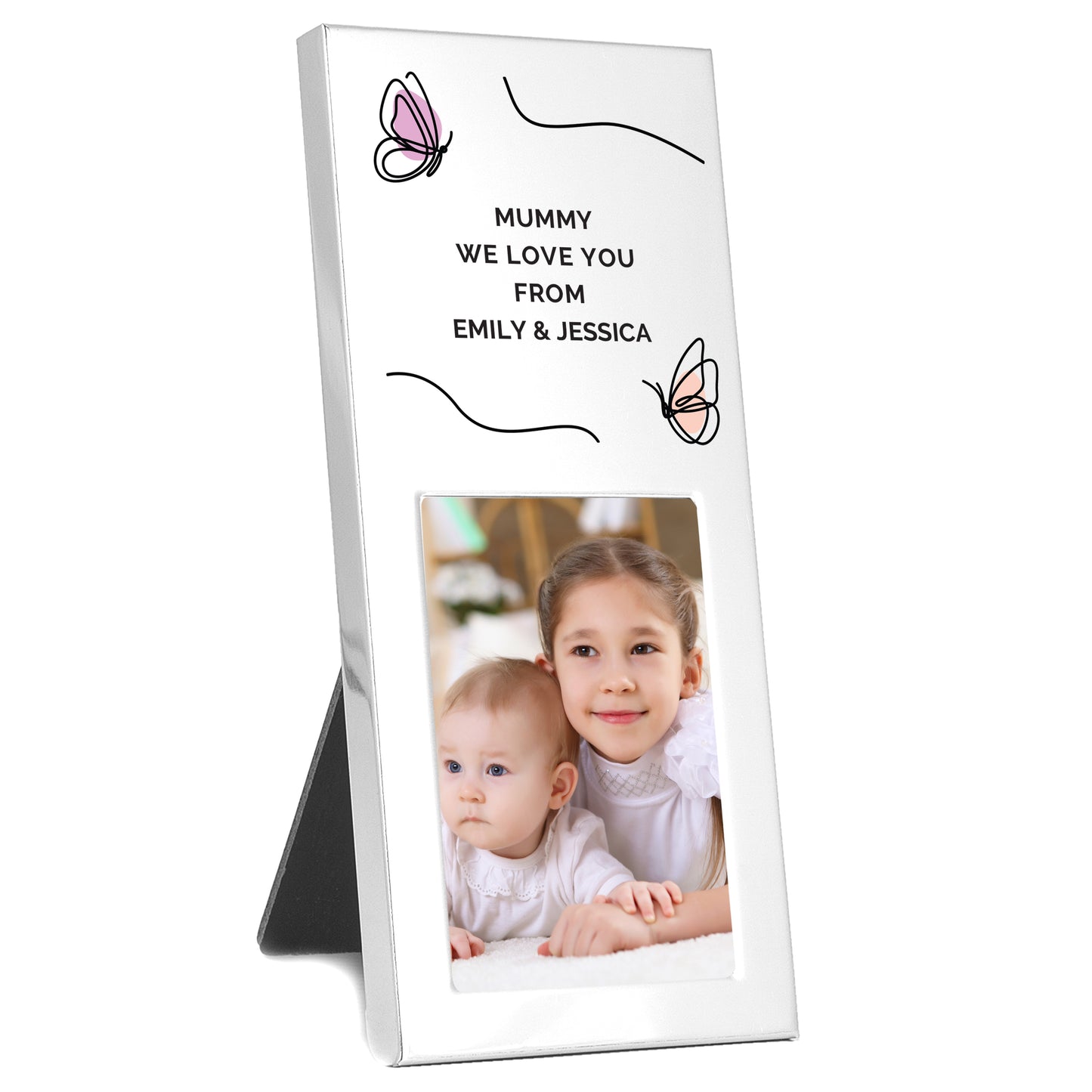 Personalised Butterfly 2x3 Photo Frame - MK&JD Gifts