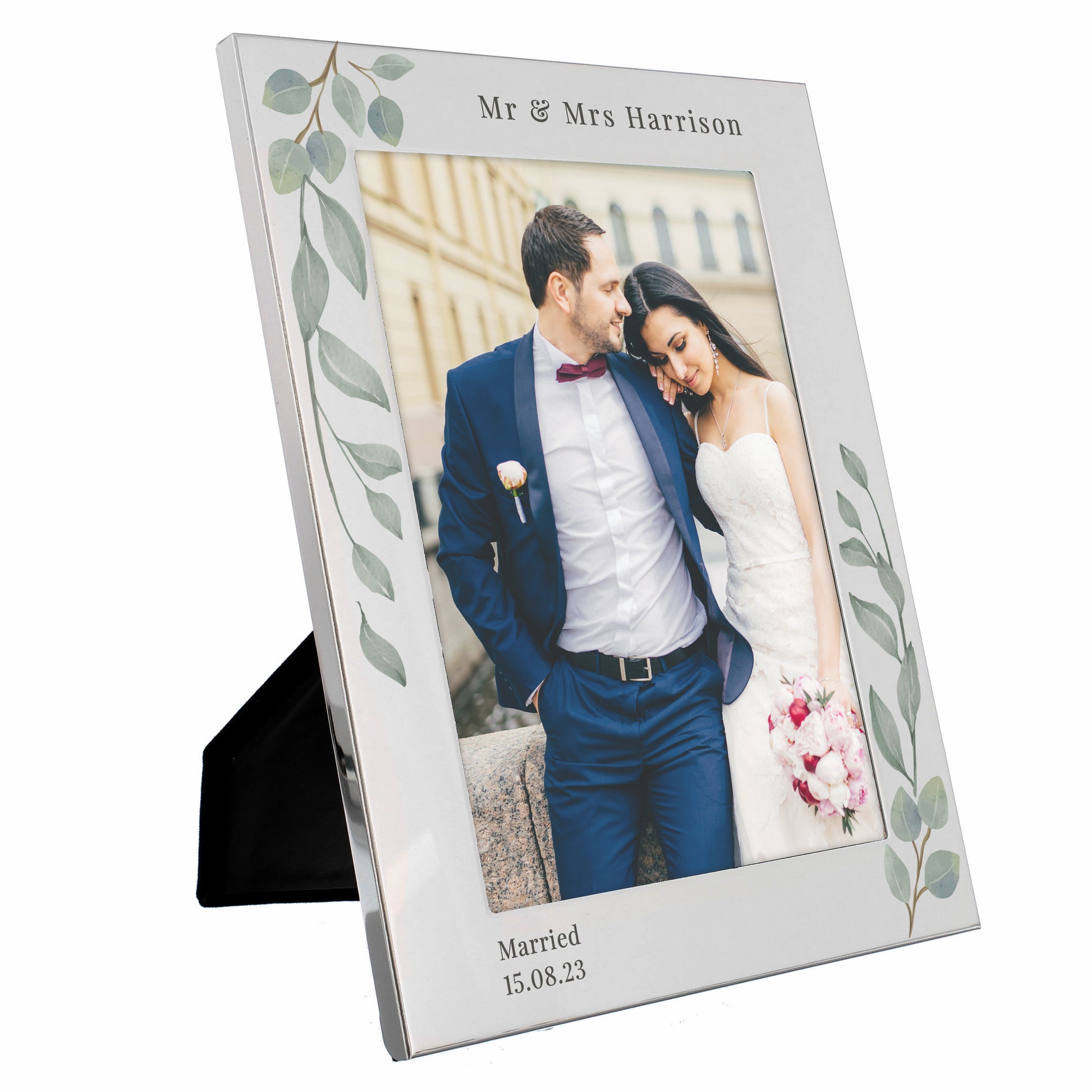 Personalised Botanical 5x7 Photo Frame - MK&JD Gifts
