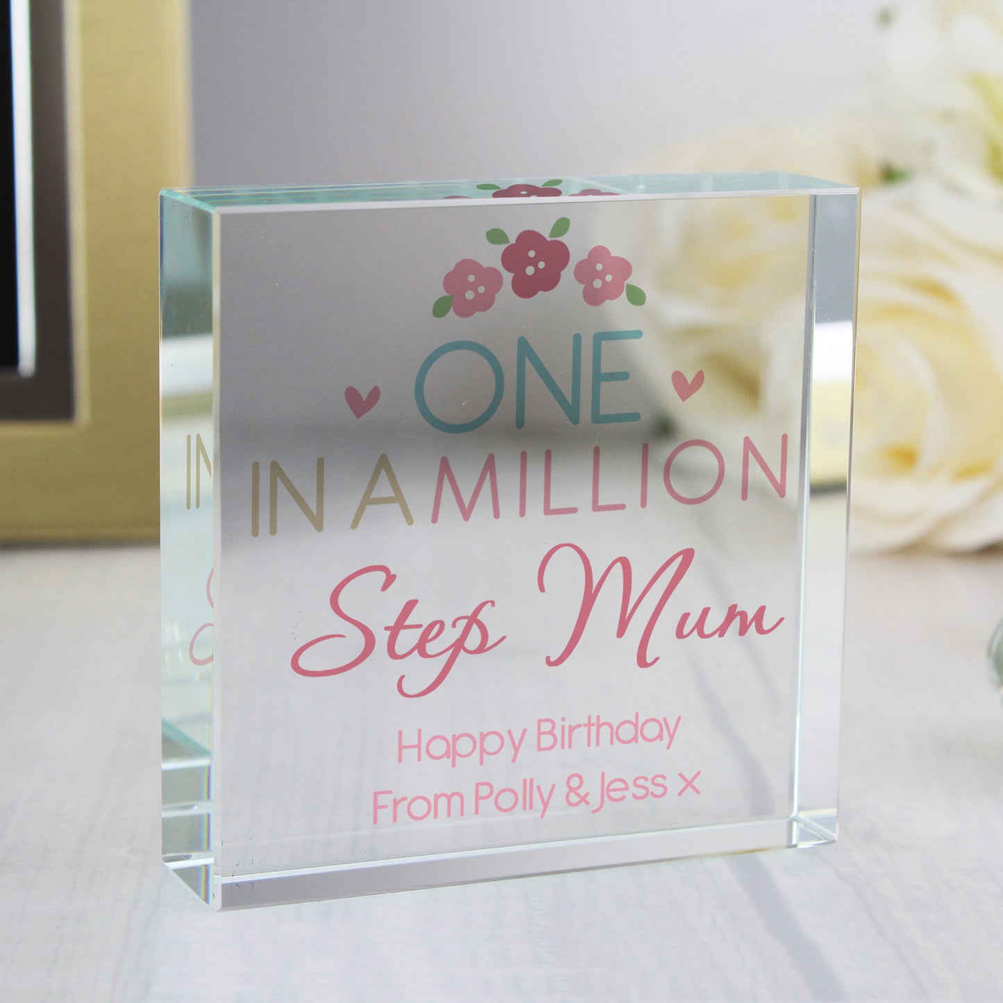 Personalised One in a Million Crystal Token - MK&JD Gifts