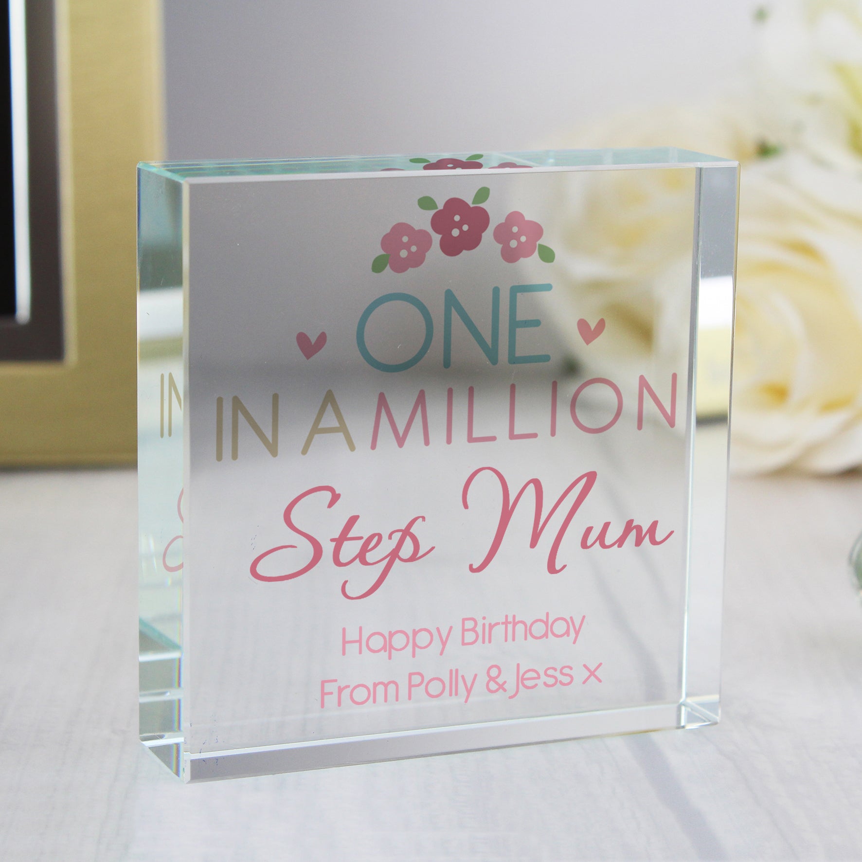 Personalised One in a Million Crystal Token - MK&JD Gifts