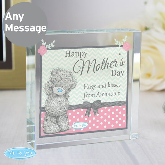 Personalised Me To You Pastel Polka Dot for Her Crystal Token - MK&JD Gifts
