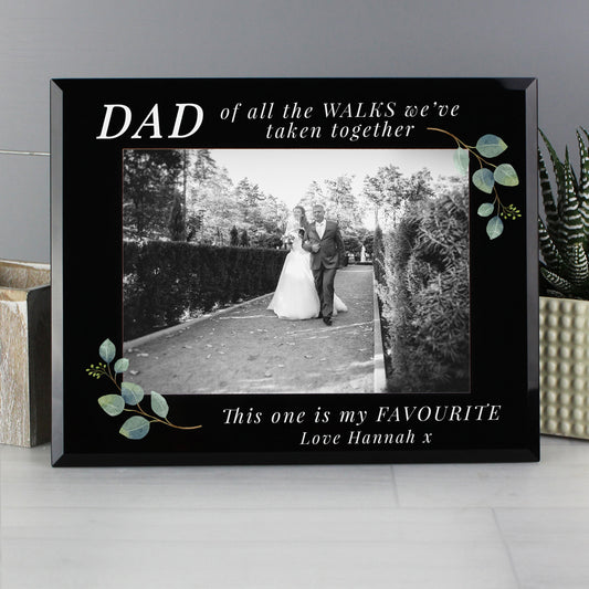 Personalised 'Of All The Walks' 5x7 Glass Wedding Frame - MK&JD Gifts