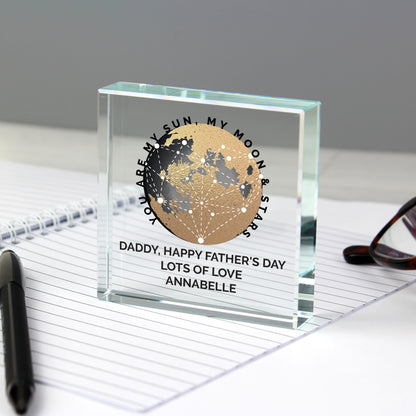 Personalised You Are My Sun My Moon Crystal Token - MK&JD Gifts