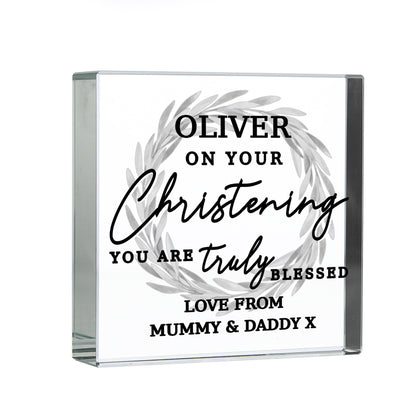 Personalised 'Truly Blessed' Crystal Token - MK&JD Gifts